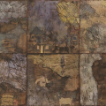 On the Run, 2010. Collage and mixed media on board. 60 x 89.8 cm (Image courtesy of Durban Art Gallery).