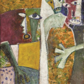 The Family, 2010. Acrylic on canvas. 92 x 61 cm (Image courtesy of Durban Art Gallery).