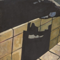 The Black Bath Tub, 2013. Acrylic on board. 54 x 36 cm (Image courtesy of Durban Art Gallery)