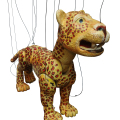 Cheetah. Wood, 36 x 72 x 15 cm. (Photo: Cape Gallery)