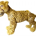 Cheetah. Wood, 36 x 72 x 15 cm. (Photo: Cape Gallery)