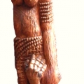 Goatwoman, c. 2010. Blackwood, 82 cm. Private Collection, USA. (Photo: Cape Gallery)