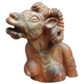 Goat Woman. Industrial pine, 32 x 15 x 20 cm. Collection: Cape Gallery. (Photo: Cape Gallery)