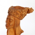 Braided Woman, c. 1994. White oak, 60 x 43 cm. Collection: R Levitan Estate. (Photo: C Beyer, © Iziko Museums)