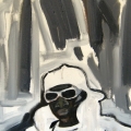 Altered history (Zulu nigga), 2009. Oil on canvas. 53 cm x 31 cm. (Image courtesy of the artist)