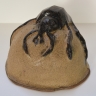 Dung Beetle. Glazed ceramic, 12 x 18 x 18 cm. Collection: Robert Slingsby. (Photo: J Slingsby)