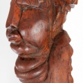 Miracle of the Universe, c. 2000. Wood, 210 x 48 cm. (Photo: C Beyer, © Iziko Museums)
