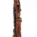Miracle of the Universe, c. 2000. Wood, 210 x 48 cm. (Photo: C Beyer, © Iziko Museums)