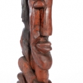 Miracle of the Universe, c. 2000. Wood, 210 x 48 cm. (Photo: C Beyer, © Iziko Museums)