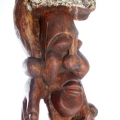 Untitled (Totem with heart), c. 1998. Wood and sea shells, 39.5 x 180 cm. (Photo: C Beyer, © Iziko Museums)