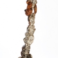 Untitled (Totem with heart), c. 1998. Wood and sea shells, 39.5 x 180 cm. (Photo: C Beyer, © Iziko Museums)