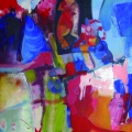 Vivências, 2013. Mixed media, 120 x 100 cm. (Image courtesy of the artist).