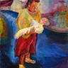 The Sick Child, 1989. Oil on panel. 42 x 34.5 cm. (Photo: S Hundt)