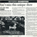 Heather Robertson, Don't Miss This Unique Show. 15 August 1991