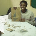 Visual Arts Group workshop, Zolani Centre, Nyanga East, 1992 (photo: MP)