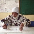 Sophie Peters, Visual Arts Group workshop, Zolani Centre, Nyanga East, 1992 (photo: MP)