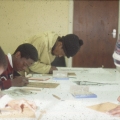 Visual Arts Group workshop, Zolani Centre, Nyanga East, 1992 (photo: MP)