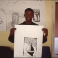 Visual Arts Group workshop, Zolani Centre, Nyanga East, 1992 (photo: MP)