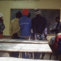 Visual Arts Group workshop, Zolani Centre, Nyanga East, 1992 (photo: MP)