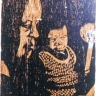 Reading by Candle Light, 1982. Woodcut., 27.5 x 21.7 cm. (Image courtesy of the artist).
