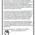 Women's Mediawatch pamphlet