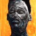 Letters from home. Mixed media on paper, 100x75cm. (Image courtesy of the artist)