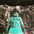 Umkhanyiselwa II (The Illuminated one), 2017. Mixed media on paper, 150x205cm. (Image courtesy of the artist)