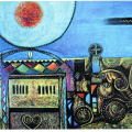 The Shrine, Oil pastel, 2003, Image: (Sophie Perryer, 10 years , 100 artists - Art in a Democratic South Africa, (Bell Roberts, Cape Town, 2004), 218-221)