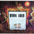 Untitled. mixed media on canvas, 2001, Image: (Sophie Perryer, 10 years , 100 artists - Art in a Democratic South Africa, (Bell Roberts, Cape Town, 2004), 218-221)