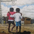 Mapatho, 2004. Mixed media. 150 x 175cm (Photo courtesy of the artist)