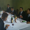 At the Table, 2013. Oil on Canvas. 120 x 120cm (Photo courtesy of the artist)