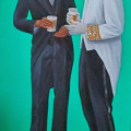 Conversation, 2014. Oil on Canvas. 62 x 120cm (Photo courtesy of the artist)