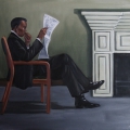 The News, 2012. Oil on canvas. 80 x 90 cm (Photo courtesy of the artist)