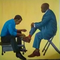 Just for Article 15, 2014. Oil on canvas. 120 x 120cm (Photo courtesy of the artist)