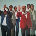 Homecoming, 2014. Oil on Canvas. 120 x 120cm (Photo courtesy of the artist)