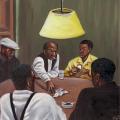 Poker, 2010. Oil on board. 18 x 18 cm (Photo courtesy of the artist)
