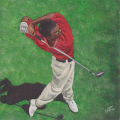 Three, 2009. Oil on Board. 18 x 18cm (Photo courtesy of the artist)
