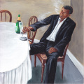 Untitled, 2012. Oil on board, 18 x 18 cm (Photo courtesy of the artist)